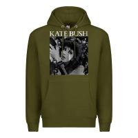 Army Green kate bush vintage Premium Hoodie - linhVisuals