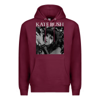 Burgundy kate bush vintage Premium Hoodie - linhVisuals