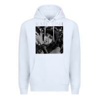 White kate bush vintage Premium Hoodie - linhVisuals