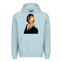 Blue Mist rihanna artwork Premium Hoodie - linhVisuals