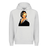 Dove Grey rihanna artwork Premium Hoodie - linhVisuals