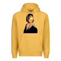 Mustard rihanna artwork Premium Hoodie - linhVisuals