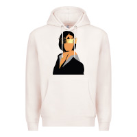 Pale Pink rihanna artwork Premium Hoodie - linhVisuals