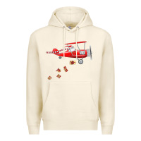 Tofu christmas santa claus pilot flying airplane gift tee Premium Hoodie - linhVisuals