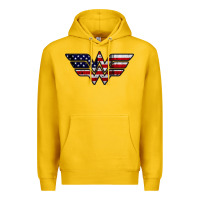 Lemon Wonder woman american flag Premium Hoodie - linhVisuals