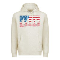 Oatmeal Heather cowboy patriotic american flag 4th of july gift tee Premium Hoodie - linhVisuals