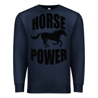 Navy Horse Power Premium Sweatshirt - Bettercallsaul