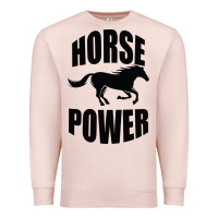 Pale Pink Horse Power Premium Sweatshirt - Bettercallsaul