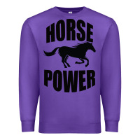 Purple Horse Power Premium Sweatshirt - Bettercallsaul