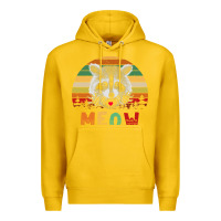 Lemon funny vintage raccoon meow raccoon lovers Premium Hoodie - linhVisuals