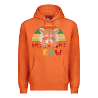 Carrot funny vintage raccoon meow raccoon lovers Premium Hoodie - linhVisuals
