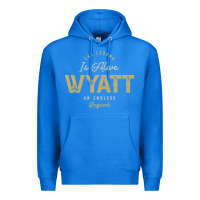 True Royal The Legend Wyatt Funny Personalized Name Premium Hoodie - linhVisuals