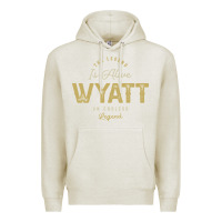 Oatmeal Heather The Legend Wyatt Funny Personalized Name Premium Hoodie - linhVisuals