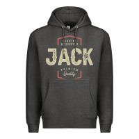 Charcoal Heather Genuine Jack Funny Personalized Name Premium Hoodie - linhVisuals