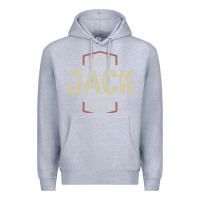 Heather Grey Genuine Jack Funny Personalized Name Premium Hoodie - linhVisuals