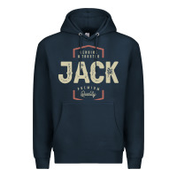 Navy Genuine Jack Funny Personalized Name Premium Hoodie - linhVisuals
