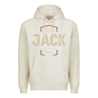 Oatmeal Heather Genuine Jack Funny Personalized Name Premium Hoodie - linhVisuals