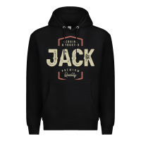 Black Genuine Jack Funny Personalized Name Premium Hoodie - linhVisuals