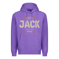 Purple Genuine Jack Funny Personalized Name Premium Hoodie - linhVisuals