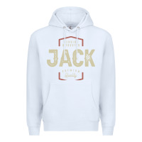 White Genuine Jack Funny Personalized Name Premium Hoodie - linhVisuals