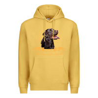 Antique Gold labrador retriever team chocolate lab funny Premium Hoodie - linhVisuals