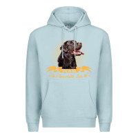 Blue Mist labrador retriever team chocolate lab funny Premium Hoodie - linhVisuals
