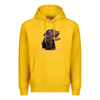 Lemon labrador retriever team chocolate lab funny Premium Hoodie - linhVisuals