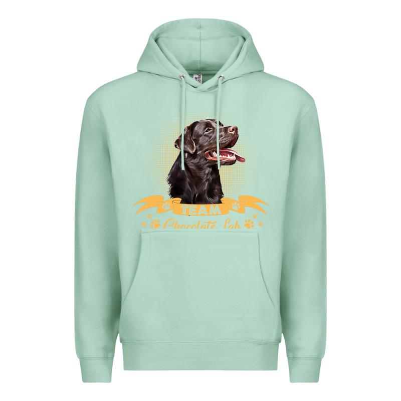 Labrador Retriever Team Chocolate Lab Funny Premium Hoodie by linhVisuals | Teevron