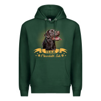 Sports Green labrador retriever team chocolate lab funny Premium Hoodie - linhVisuals