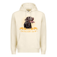 Tofu labrador retriever team chocolate lab funny Premium Hoodie - linhVisuals