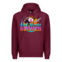 Burgundy hot nurse summer Premium Hoodie - BarkalooDesign