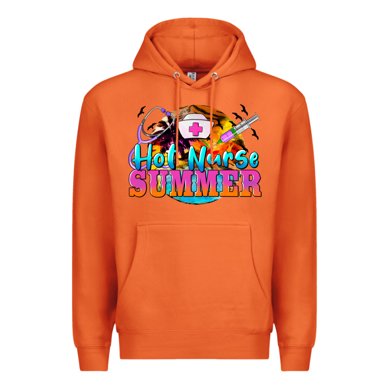 Hot Nurse Summer Premium Hoodie by BarkalooDesign | Teevron