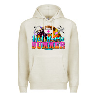 Oatmeal Heather hot nurse summer Premium Hoodie - BarkalooDesign