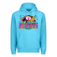 Ocean Blue hot nurse summer Premium Hoodie - BarkalooDesign