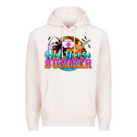 Pale Pink hot nurse summer Premium Hoodie - BarkalooDesign
