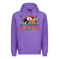 Purple hot nurse summer Premium Hoodie - BarkalooDesign