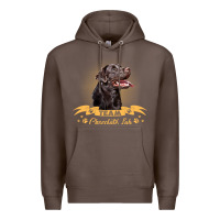 Coffee labrador retriever team chocolate lab funny Premium Hoodie - linhVisuals
