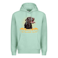 Seafoam labrador retriever team chocolate lab funny Premium Hoodie - linhVisuals