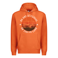Carrot no one is illegal on stolen land 4th of july bison Premium Hoodie - linhVisuals
