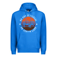 True Royal no one is illegal on stolen land 4th of july bison Premium Hoodie - linhVisuals