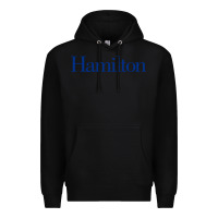 Black Hamilto College Premium Hoodie - linhVisuals