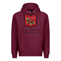 Burgundy Lake Forest College Premium Hoodie - linhVisuals