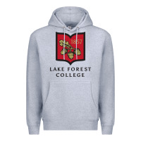 Heather Grey Lake Forest College Premium Hoodie - linhVisuals