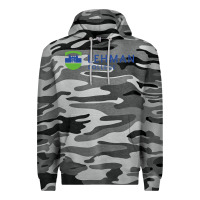Slate Camo Lehman College CUNY Premium Hoodie - linhVisuals