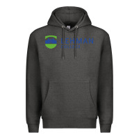 Charcoal Heather Lehman College CUNY Premium Hoodie - linhVisuals