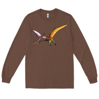 Chestnut dinosaur pterodactyl Long Sleeve Tee - Artiststas