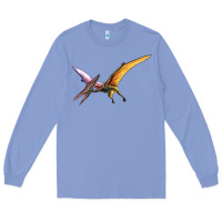 Colony Blue dinosaur pterodactyl Long Sleeve Tee - Artiststas