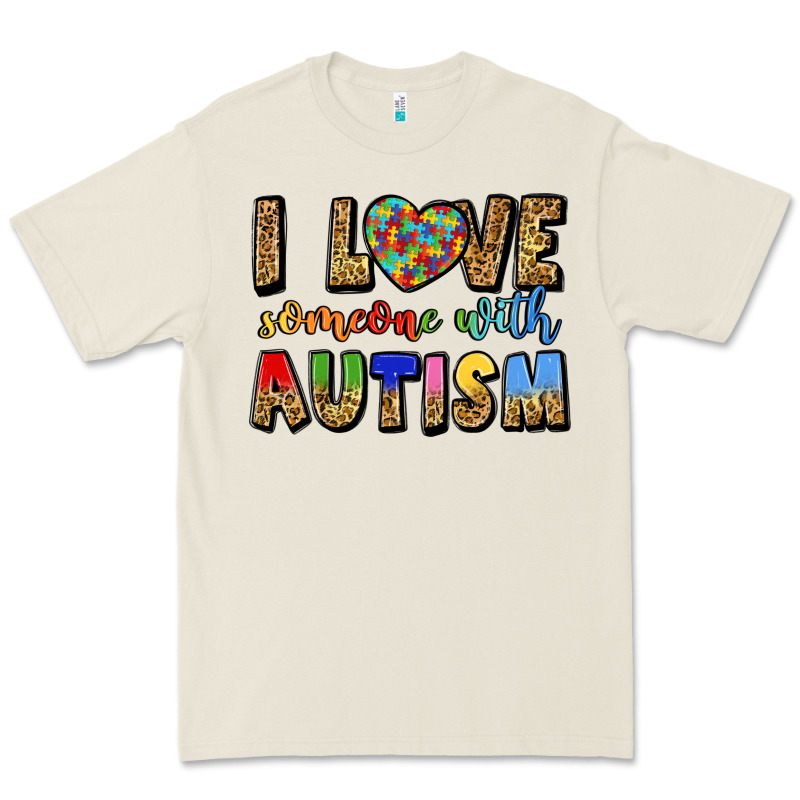 I Love Someone With Autism Premium Tee by LillyAllenDesigns | Teevron