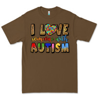 Cacao i love someone with autism Premium Tee - LillyAllenDesigns