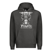 Charcoal Heather pirate gift always be yourself unless you can be a pirate Premium Hoodie - linhVisuals